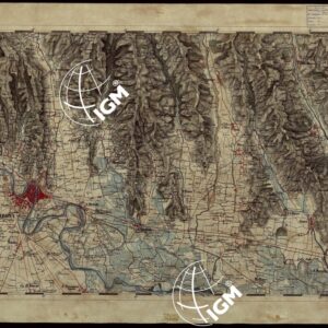 CARTA TOPOGRAFICA DEL REGNO LOMBARDO-VENETO - FOGLIO H.8