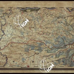 CARTA TOPOGRAFICA DEL REGNO LOMBARDO-VENETO - FOGLIO H.11