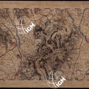 CARTA TOPOGRAFICA DEL REGNO LOMBARDO-VENETO - FOGLIO I.8