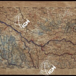 CARTA TOPOGRAFICA DEL REGNO LOMBARDO-VENETO - FOGLIO I.10