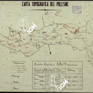 CARTA TOPOGRAFICA DEL POLESINE.