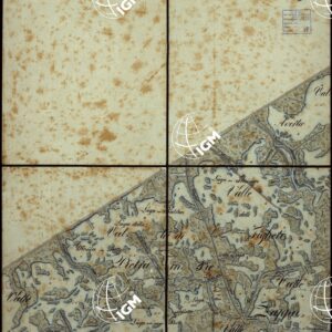 PLAN DER SEE-STADT ADT UND FESTUNG VENEDIG SAMMT HREN LAGUNEN UND DEM DIESE UMGEBEN DEN FESTEN LANDE VON DER MUNDUNG DER ETSCHRIS ZU JENER DER PIAVE. + CENNI SULLA COSTRUZIONE DELLA CARTA ANNO 1849 - FOGLIO 2