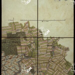 PLAN DER SEE-STADT ADT UND FESTUNG VENEDIG SAMMT HREN LAGUNEN UND DEM DIESE UMGEBEN DEN FESTEN LANDE VON DER MUNDUNG DER ETSCHRIS ZU JENER DER PIAVE. + CENNI SULLA COSTRUZIONE DELLA CARTA ANNO 1849 - FOGLIO 8
