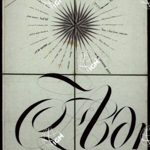 PLAN DER SEE-STADT ADT UND FESTUNG VENEDIG SAMMT HREN LAGUNEN UND DEM DIESE UMGEBEN DEN FESTEN LANDE VON DER MUNDUNG DER ETSCHRIS ZU JENER DER PIAVE. + CENNI SULLA COSTRUZIONE DELLA CARTA ANNO 1849 - FOGLIO 25 TITOLO