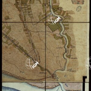 PLAN DER SEE-STADT ADT UND FESTUNG VENEDIG SAMMT HREN LAGUNEN UND DEM DIESE UMGEBEN DEN FESTEN LANDE VON DER MUNDUNG DER ETSCHRIS ZU JENER DER PIAVE. + CENNI SULLA COSTRUZIONE DELLA CARTA ANNO 1849 - FOGLIO 29