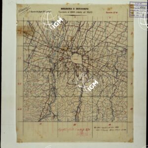 BOLOGNA E DINTORNI TAVOLETTE AL 10.000 RIDOTTE ALL'86.400 (LUCIDO)