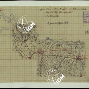 ZONA TERRENO RIDOTTA ALL' 86 400 DAL RILIEVO AL 10.000 (VALLE DEL PO') DEL SOTTOSCRITTO (LUCIDO)