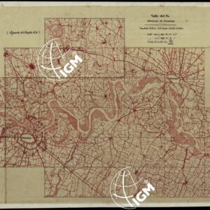 VALLE DEL PO DINTORNI DI CREMONA TAVOLETTE-RILIEVO DAL 10 000 AL 86 400 (LUCIDO)