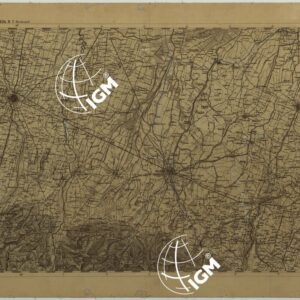 CARTA TOPOGRAFICA DELLA LOMBARDIA, DEL VENETO E DELL'ITALIA CENTRALE - CARTA DEGLI EX DUCATI DI PARMA, PIACENZA E MODENA - D.7 REGGIO EMILIA OCCIDENTALE ORIENTALE