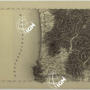 CARTA TOPOGRAFICA DELLA LOMBARDIA, DEL VENETO E DELL'ITALIA CENTRALE - CARTA DEGLI EX DUCATI DI PARMA, PIACENZA E MODENA - D.12 PIOMBINO
