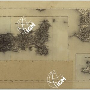 CARTA TOPOGRAFICA DELLA LOMBARDIA, DEL VENETO E DELL'ITALIA CENTRALE - CARTA DEGLI EX DUCATI DI PARMA, PIACENZA E MODENA - D.13 ISOLA D'ELBA ISOLA PIANOSA