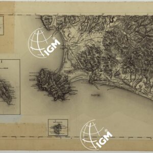 CARTA TOPOGRAFICA DELLA LOMBARDIA, DEL VENETO E DELL'ITALIA CENTRALE - CARTA DEGLI EX DUCATI DI PARMA, PIACENZA E MODENA - E.14 ORBETELLO