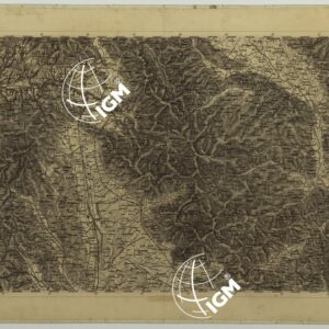 CARTA TOPOGRAFICA DELLA LOMBARDIA, DEL VENETO E DELL'ITALIA CENTRALE - CARTA DEGLI EX DUCATI DI PARMA, PIACENZA E MODENA - F.11 AREZZO