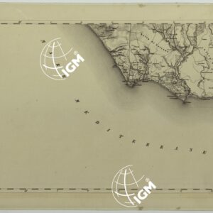 CARTA TOPOGRAFICA DELLA LOMBARDIA, DEL VENETO E DELL'ITALIA CENTRALE - CARTA DEGLI EX DUCATI DI PARMA, PIACENZA E MODENA - G.17 PORTO D'ANZIO