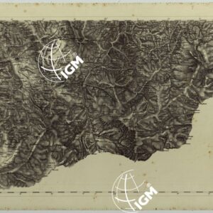CARTA TOPOGRAFICA DELLA LOMBARDIA, DEL VENETO E DELL'ITALIA CENTRALE - CARTA DEGLI EX DUCATI DI PARMA, PIACENZA E MODENA  - H.13