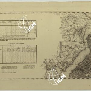 CARTA TOPOGRAFICA DEL REGNO LOMBARDO-VENETO COSTRUTTA SOPRA MISURE ASTRONOMICO-TRIGONOMETRICHE ED INCISA A MILANO NELL'ISTITUTO GEOGRAFICO MILITARE DELL'I.R. STATO MAGGIORE GENARALE AUSTRIACO PUBBLICATA NELL'ANNO - A.3