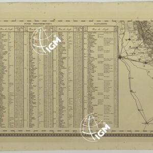CARTA TOPOGRAFICA DEL REGNO LOMBARDO-VENETO COSTRUTTA SOPRA MISURE ASTRONOMICO-TRIGONOMETRICHE ED INCISA A MILANO NELL'ISTITUTO GEOGRAFICO MILITARE DELL'I.R. STATO MAGGIORE GENARALE AUSTRIACO PUBBLICATA NELL'ANNO - A.5