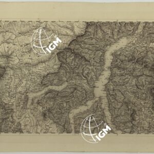 CARTA TOPOGRAFICA DEL REGNO LOMBARDO-VENETO COSTRUTTA SOPRA MISURE ASTRONOMICO-TRIGONOMETRICHE ED INCISA A MILANO NELL'ISTITUTO GEOGRAFICO MILITARE DELL'I.R. STATO MAGGIORE GENARALE AUSTRIACO PUBBLICATA NELL'ANNO - B.3