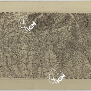 CARTA TOPOGRAFICA DEL REGNO LOMBARDO-VENETO COSTRUTTA SOPRA MISURE ASTRONOMICO-TRIGONOMETRICHE ED INCISA A MILANO NELL'ISTITUTO GEOGRAFICO MILITARE DELL'I.R. STATO MAGGIORE GENARALE AUSTRIACO PUBBLICATA NELL'ANNO - B.4