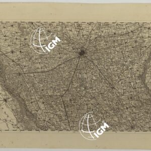 CARTA TOPOGRAFICA DEL REGNO LOMBARDO-VENETO COSTRUTTA SOPRA MISURE ASTRONOMICO-TRIGONOMETRICHE ED INCISA A MILANO NELL'ISTITUTO GEOGRAFICO MILITARE DELL'I.R. STATO MAGGIORE GENARALE AUSTRIACO PUBBLICATA NELL'ANNO - B.5