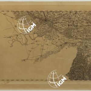 CARTA TOPOGRAFICA DEL REGNO LOMBARDO-VENETO COSTRUTTA SOPRA MISURE ASTRONOMICO-TRIGONOMETRICHE ED INCISA A MILANO NELL'ISTITUTO GEOGRAFICO MILITARE DELL'I.R. STATO MAGGIORE GENARALE AUSTRIACO PUBBLICATA NELL'ANNO - B.6