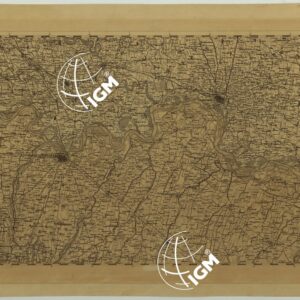 CARTA TOPOGRAFICA DEL REGNO LOMBARDO-VENETO COSTRUTTA SOPRA MISURE ASTRONOMICO-TRIGONOMETRICHE ED INCISA A MILANO NELL'ISTITUTO GEOGRAFICO MILITARE DELL'I.R. STATO MAGGIORE GENARALE AUSTRIACO PUBBLICATA NELL'ANNO - C.6