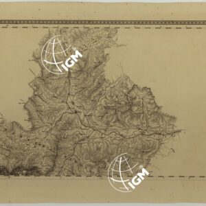 CARTA TOPOGRAFICA DEL REGNO LOMBARDO-VENETO COSTRUTTA SOPRA MISURE ASTRONOMICO-TRIGONOMETRICHE ED INCISA A MILANO NELL'ISTITUTO GEOGRAFICO MILITARE DELL'I.R. STATO MAGGIORE GENARALE AUSTRIACO PUBBLICATA NELL'ANNO - D.1