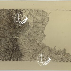 CARTA TOPOGRAFICA DEL REGNO LOMBARDO-VENETO COSTRUTTA SOPRA MISURE ASTRONOMICO-TRIGONOMETRICHE ED INCISA A MILANO NELL'ISTITUTO GEOGRAFICO MILITARE DELL'I.R. STATO MAGGIORE GENARALE AUSTRIACO PUBBLICATA NELL'ANNO - D.3