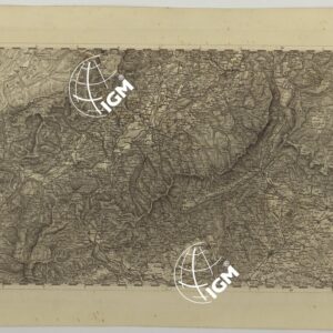CARTA TOPOGRAFICA DEL REGNO LOMBARDO-VENETO COSTRUTTA SOPRA MISURE ASTRONOMICO-TRIGONOMETRICHE ED INCISA A MILANO NELL'ISTITUTO GEOGRAFICO MILITARE DELL'I.R. STATO MAGGIORE GENARALE AUSTRIACO PUBBLICATA NELL'ANNO - F.3