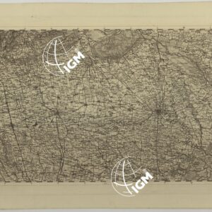 CARTA TOPOGRAFICA DEL REGNO LOMBARDO-VENETO COSTRUTTA SOPRA MISURE ASTRONOMICO-TRIGONOMETRICHE ED INCISA A MILANO NELL'ISTITUTO GEOGRAFICO MILITARE DELL'I.R. STATO MAGGIORE GENARALE AUSTRIACO PUBBLICATA NELL'ANNO - F.4