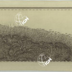 CARTA TOPOGRAFICA DEL REGNO LOMBARDO-VENETO COSTRUTTA SOPRA MISURE ASTRONOMICO-TRIGONOMETRICHE ED INCISA A MILANO NELL'ISTITUTO GEOGRAFICO MILITARE DELL'I.R. STATO MAGGIORE GENARALE AUSTRIACO PUBBLICATA NELL'ANNO - G.1