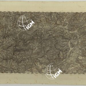 CARTA TOPOGRAFICA DEL REGNO LOMBARDO-VENETO COSTRUTTA SOPRA MISURE ASTRONOMICO-TRIGONOMETRICHE ED INCISA A MILANO NELL'ISTITUTO GEOGRAFICO MILITARE DELL'I.R. STATO MAGGIORE GENARALE AUSTRIACO PUBBLICATA NELL'ANNO - G.2
