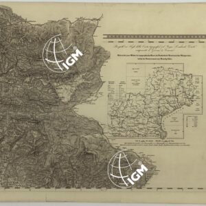 CARTA TOPOGRAFICA DEL REGNO LOMBARDO-VENETO COSTRUTTA SOPRA MISURE ASTRONOMICO-TRIGONOMETRICHE ED INCISA A MILANO NELL'ISTITUTO GEOGRAFICO MILITARE DELL'I.R. STATO MAGGIORE GENARALE AUSTRIACO PUBBLICATA NELL'ANNO - Q,U. H.2
