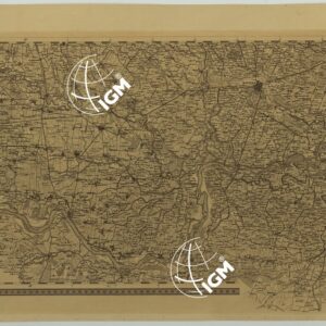 CARTA TOPOGRAFICA DEL REGNO LOMBARDO-VENETO COSTRUTTA SOPRA MISURE ASTRONOMICO-TRIGONOMETRICHE ED INCISA A MILANO NELL'ISTITUTO GEOGRAFICO MILITARE DELL'I.R. STATO MAGGIORE GENERALE AUSTRIACO - D.6