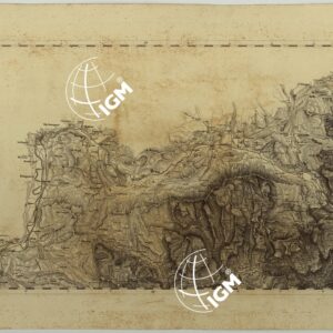CARTA TOPOGRAFICA DEL REGNO LOMBARDO-VENETO COSTRUTTA SOPRA MISURE ASTRONOMICO-TRIGONOMETRICHE ED INCISA A MILANO NELL'ISTITUTO GEOGRAFICO MILITARE DELL'I.R. STATO MAGGIORE GENERALE AUSTRIACO - E3