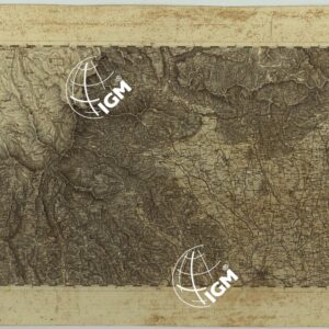 CARTA TOPOGRAFICA DEL REGNO LOMBARDO-VENETO COSTRUTTA SOPRA MISURE ASTRONOMICO-TRIGONOMETRICHE ED INCISA A MILANO NELL'ISTITUTO GEOGRAFICO MILITARE DELL'I.R. STATOMAGGIORE GENERALE AUSTRIACO - E.4