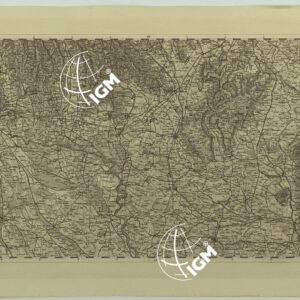 CARTA TOPOGRAFICA DEL REGNO LOMBARDO-VENETO COSTRUTTA SOPRA MISURE ASTRONOMICO-TRIGONOMETRICHE ED INCISA A MILANO NELL'ISTITUTO GEOGRAFICO MILITARE DELL'I.R. STATO MAGGIORE GENERALE AUSTRIACO - E.5
