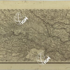 CARTA TOPOGRAFICA DEL REGNO LOMBARDO-VENETO COSTRUTTA SOPRA MISURE ASTRONOMICO-TRIGONOMETRICHE ED INCISA A MILANO NELL'ISTITUTO GEOGRAFICO MILITARE DELL'I.R. STATO MAGGIORE GENERALE AUSTRIACO - E.6