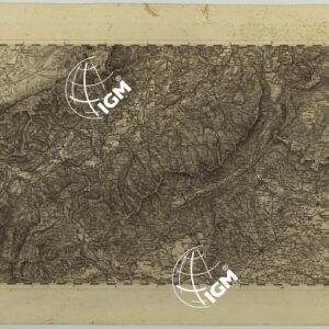 CARTA TOPOGRAFICA DEL REGNO LOMBARDO-VENETO COSTRUTTA SOPRA MISURE ASTRONOMICO-TRIGONOMETRICHE ED INCISA A MILANO NELL'ISTITUTO GEOGRAFICO MILITARE DELL'I.R. STATO MAGGIORE GENERALE AUSTRIACO - F.3