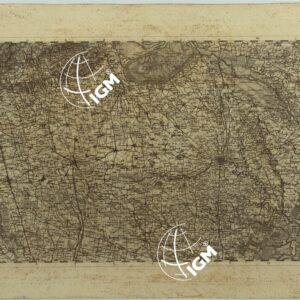 CARTA TOPOGRAFICA DEL REGNO LOMBARDO-VENETO COSTRUTTA SOPRA MISURE ASTRONOMICO-TRIGONOMETRICHE ED INCISA A MILANO NELL'ISTITUTO GEOGRAFICO MILITARE DELL'I.R. STATO MAGGIORE GENERALE AUSTRIACO - F.4