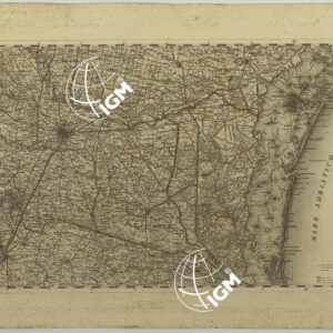 CARTA TOPOGRAFICA DEL REGNO LOMBARDO-VENETO COSTRUTTA SOPRA MISURE ASTRONOMICO-TRIGONOMETRICHE ED INCISA A MILANO NELL'ISTITUTO GEOGRAFICO MILITARE DELL'I.R. STATO MAGGIORE GENERALE AUSTRIACO - F.5