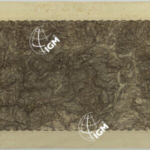 CARTA TOPOGRAFICA DEL REGNO LOMBARDO-VENETO COSTRUTTA SOPRA MISURE ASTRONOMICO-TRIGONOMETRICHE ED INCISA A MILANO NELL'ISTITUTO GEOGRAFICO MILITARE DELL'I.R. STATO MAGGIORE GENERALE AUSTRIACO - G.2