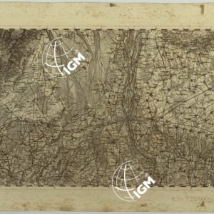CARTA TOPOGRAFICA DEL REGNO LOMBARDO-VENETO COSTRUTTA SOPRA MISURE ASTRONOMICO-TRIGONOMETRICHE ED INCISA A MILANO NELL'ISTITUTO GEOGRAFICO MILITARE DELL'I.R. STATO MAGGIORE GENERALE AUSTRIACO - G.3
