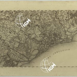 CARTA TOPOGRAFICA DEL REGNO LOMBARDO-VENETO COSTRUTTA SOPRA MISURE ASTRONOMICO-TRIGONOMETRICHE ED INCISA A MILANO NELL'ISTITUTO GEOGRAFICO MILITARE DELL'I.R. STATO MAGGIORE GENERALE AUSTRIACO - G.4