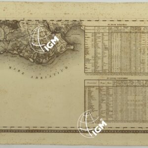 CARTA TOPOGRAFICA DEL REGNO LOMBARDO-VENETO COSTRUTTA SOPRA MISURE ASTRONOMICO-TRIGONOMETRICHE ED INCISA A MILANO NELL'ISTITUTO GEOGRAFICO MILITARE DELL'I.R. STATO GENERALE MAGGIORE AUSTRIACO PUBBLICATA NELL'ANNO 1833 - H.4