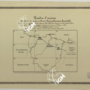 CARTA TOPOGRAFICA DEI DUCATI DI PARMA,PIACENZA E GUASTALLA LEVATA DIETRO MISURE TRIGONOMETRICHE NEGLI ANNI 1821-1822 SOTTO IL GOVERNO DI SUA MAESTA' L'ARCIDUCHESSA MARIA LUIGIA DISEGNATA ED INCISA IN MILANO NELL'ISTITUTO GEOGRAFICO MILITARE - Q.U.