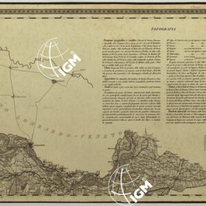 CARTA TOPOGRAFICA DEI DUCATI DI PARMA,PIACENZA E GUASTALLA LEVATA DIETRO MISURE TRIGONOMETRICHE NEGLI ANNI 1821-1822 SOTTO IL GOVERNO DI SUA MAESTA' L'ARCIDUCHESSA MARIA LUIGIA DISEGNATA ED INCISA IN MILANO NELL'ISTITUTO GEOGRAFICO MILITARE - F°III