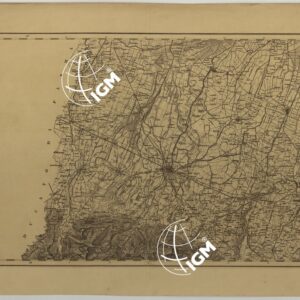 CARTA TOPOGRAFICA DEL DUCATO DI MODENA LEVATA DIETRO MISURE TRIGONOMETRICHE alla scala di 1 28,800 PER ORDINE DI SUA ALTEZZA REALE FRANCESCO IV ARCIDUCA D'AUSTRIA, DUCA DI MODENA DEL REGIO DUCALE CORPO DEL GENIO MILITARE ESTENSE - II