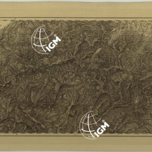 CARTA TOPOGRAFICA DEL DUCATO DI MODENA LEVATA DIETRO MISURE TRIGONOMETRICHE alla scala di 1 28,800 PER ORDINE DI SUA ALTEZZA REALE FRANCESCO IV ARCIDUCA D'AUSTRIA, DUCA DI MODENA DEL REGIO DUCALE CORPO DEL GENIO MILITARE ESTENSE - V