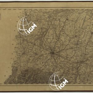CARTA TOPOGRAFICA DEL DUCATO DI MODENA LEVATA DIETRO MISURE TRIGONOMETRICHE alla scala di 1 28,800 PER ORDINE DI SUA ALTEZZA REALE FRANCESCO IV ARCIDUCA D'AUSTRIA, DUCA DI MODENA DEL REGIO DUCALE CORPO DEL GENIO MILITARE ESTENSE - II